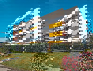 Exemple d'une réalisation pilotée par Urban Project: Résidences Préalpes, Bulle.