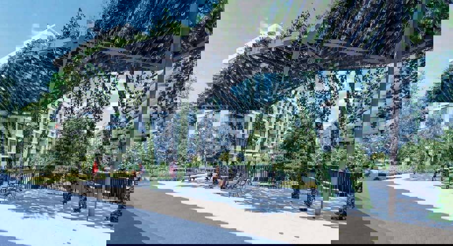 L’ensemble de huit immeubles regroupera 900 logements, 10’000 m2 de bureaux et 40 arcades commerciales.